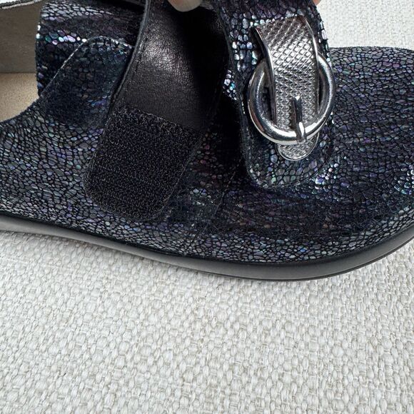 Alegria Joleen Myraid Iridescent Shimmer Women's Leather Clogs Size 38 - Picture 8 of 14